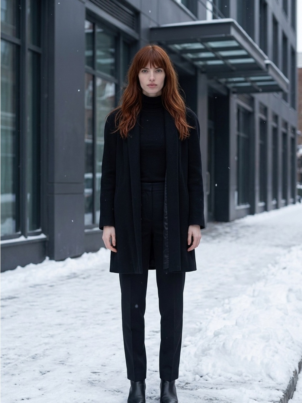 Preston & York Vintage Full Wool Pea Coat Pockets Lined Black Ladies M USA Made - Picture 9 of 12